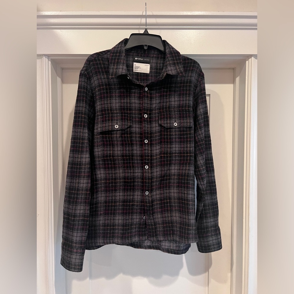Purple Brand Plaid Shirt